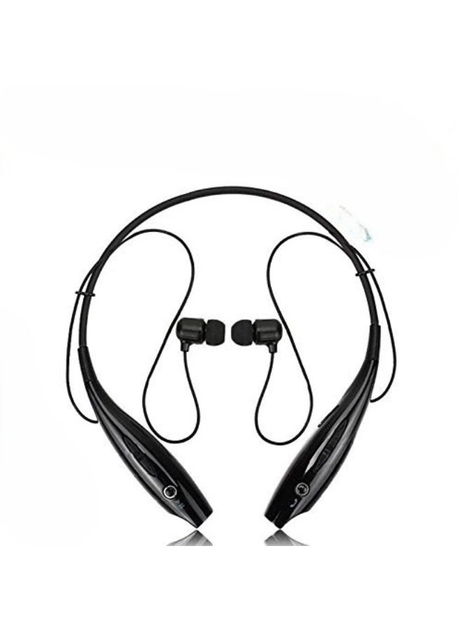 BHS HBS-730 Wireless Bluetooth Stereo Headset -  Black - Image 1